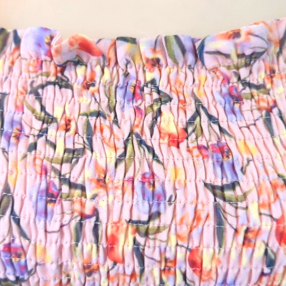 Allison New York Smocked Bodice Floral Print Dress S/P - Picture 9 of 16